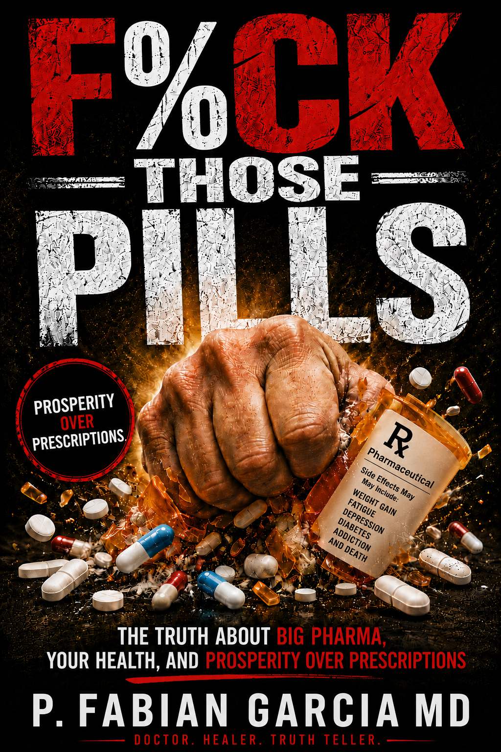 Cover of F%CK Those Pills: Prosperity Over Prescriptions by P. Fabian Garcia, MD